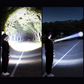 High-Intensity LED Laser Flashlight with Zoom