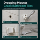 Universal Adjustable Holder No Drill Wall Mount Bathroom Showerhead Bracket