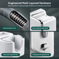 Universal Adjustable Holder No Drill Wall Mount Bathroom Showerhead Bracket