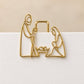 Gold Jesus Cross Bible Bookmarks and Paper Clips