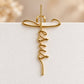 Gold Jesus Cross Bible Bookmarks and Paper Clips