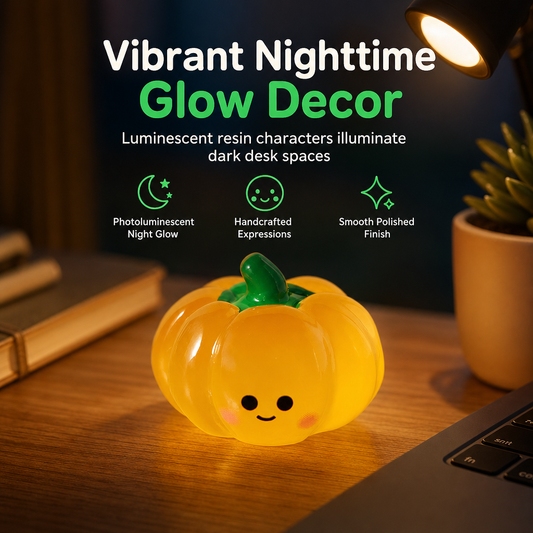 Glow in the Dark Miniature Vegetable Figurines