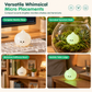 Glow in the Dark Miniature Vegetable Figurines