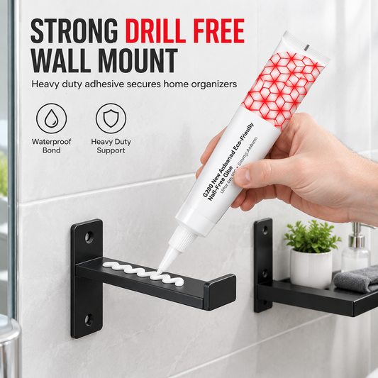🛠️ Heavy-Duty Mounting Adhesive – No-Drill Wall Installation Solution