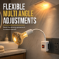 Plug in Wall Mounted Bathroom Heat Lamp Socket with Switch High Temperature Resistant Universal Adjustable Lamp Holder