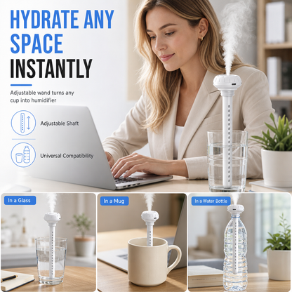 Portable Mini USB Humidifier for Car and Home