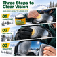 Lens Scratch Repair Cream Set with Sponge for Glasses Goggles Face Shields and Helmet Visors