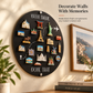 Travel Magnet Board and Souvenir Magnet Display Board for Wall Decor
