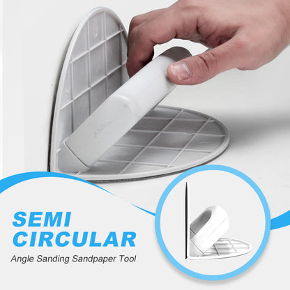 Multifunctional Semi-Circular Angle Sanding Sandpaper Tool