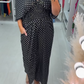 🔥Free Shipping - 50% OFF🔥 Polka Dot Printed Elastic Waist Jumpsuit