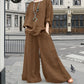Women's Loose Casual Cotton Hemp Suit