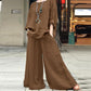 Women's Loose Casual Cotton Hemp Suit